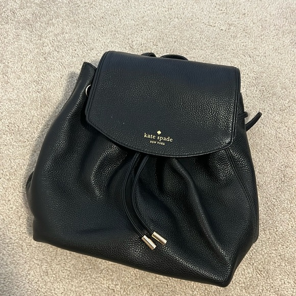 Gently Used Black Kate Spade Backpack - Picture 2 of 8